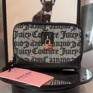Juicy Couture Black and White Women's Wallet NWT